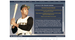 Desktop Screenshot of clementemuseum.com